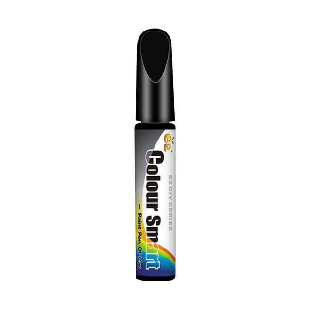 Bdday Car Paint Scratch Repair Pen, a 12ml auto touch-up paint tool designed for minor car scratches and marks. The pen features a compact black body with a Colour Smart label and a quick-drying formula for efficient scratch repair. Ideal for small scratches, swirls, and lacquer damage, it provides a protective coating and long-lasting finish. Suitable for use on sunny days.