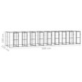 thumbnail image 4 of vidaXL Outdoor Dog Kennel Steel 21.78 m², 4 of 4