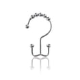 thumbnail image 4 of Mainstays Double Roller Glide Shower Curtain Hooks or Rings, Chrome, 4 of 6