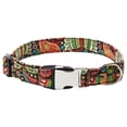thumbnail image 1 of Ethnic Pattern Personalized Half Metal Cotton Collar Pet Dog Collar, 1 of 9