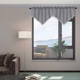 thumbnail image 4 of LSLJS Curtains Short Curtains Solid Color Curtains Triangular Curtains Household Curtains Small Curtains Through Rod Curtains, Curtains Curtains, 4 of 8