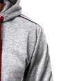 thumbnail image 3 of Chandail Patchwork Décontracté de Sport pour Hommes Automne et Hiver, Veste à Capuche pour Hommes, 3 of 8