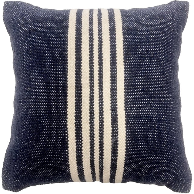 Mainstays Decorative Cushion Cover - Harbor Blue, Textured Accent Pillow
