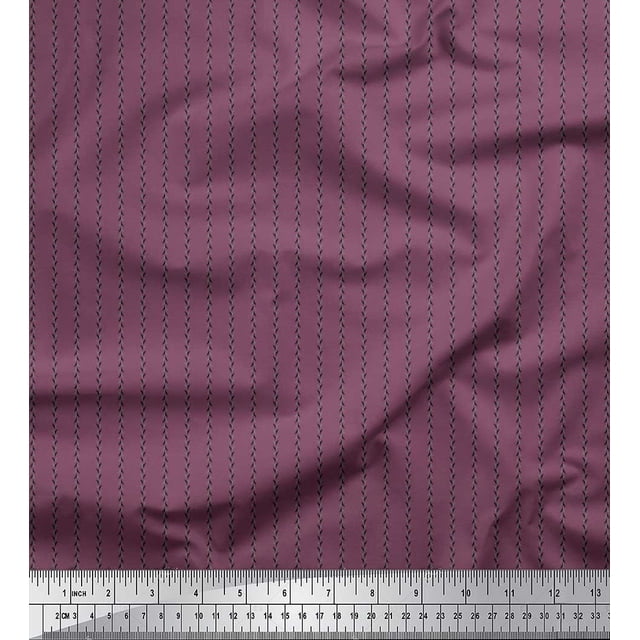 Soimoi Polyester Crepe Fabric Arrow Head Shirting Printed Fabric 1 Yard 42 Inch Wide