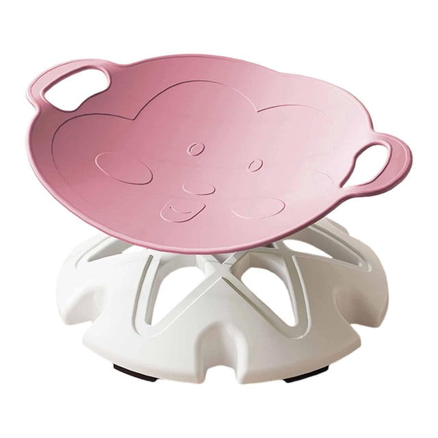 simhoa Kids Swivel Chair Nonslip Base Easy Assembly for Toddlers Christmas Birthday Pink