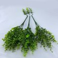 thumbnail image 2 of 10 Pieces ABS Fake Plant Portable Replacement Vivid Simulation Balcony Restaurant Coffee House Artificial Leaves 35g, 2 of 9