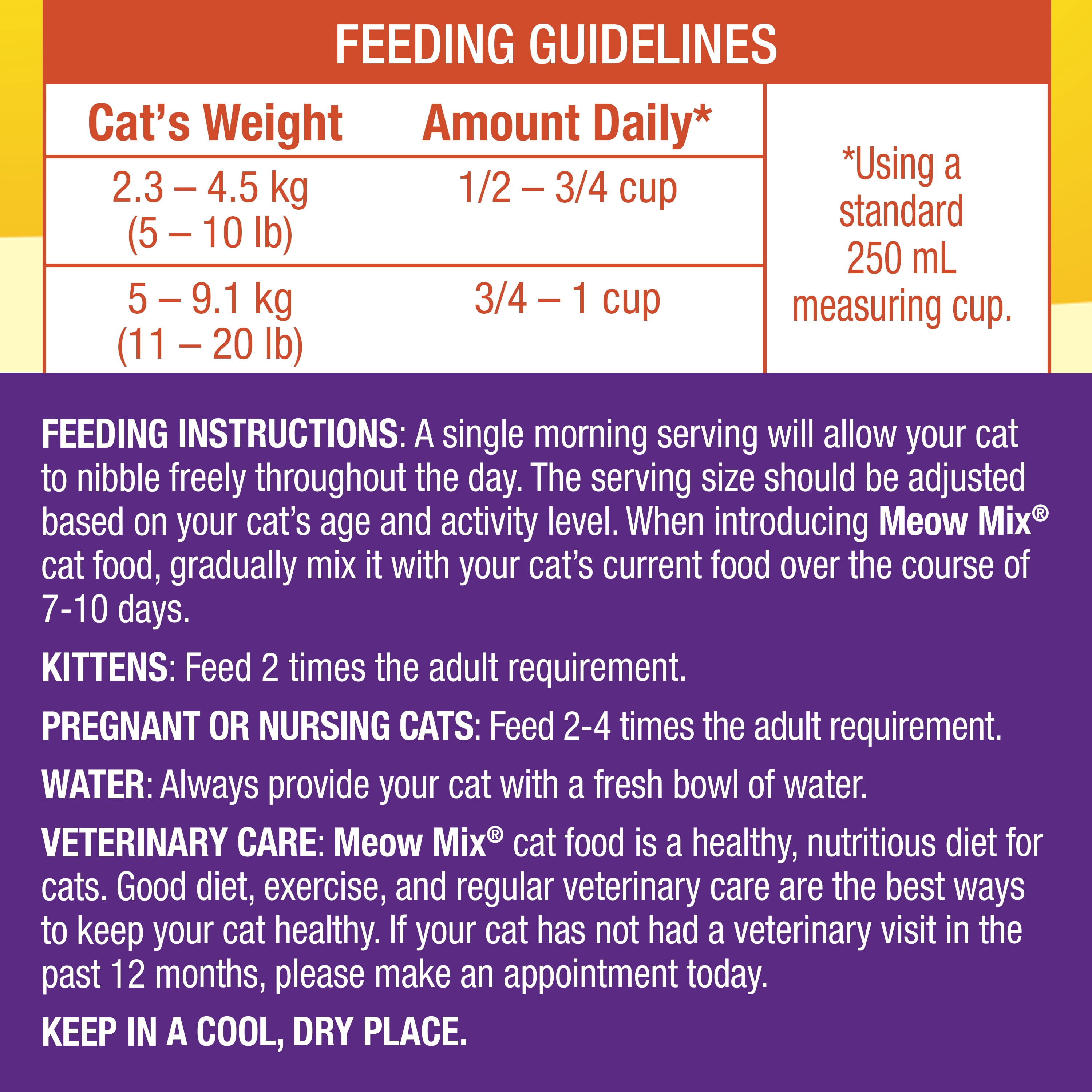 Meow Mix Nourriture pour Chats Choix Original 1.42 kg