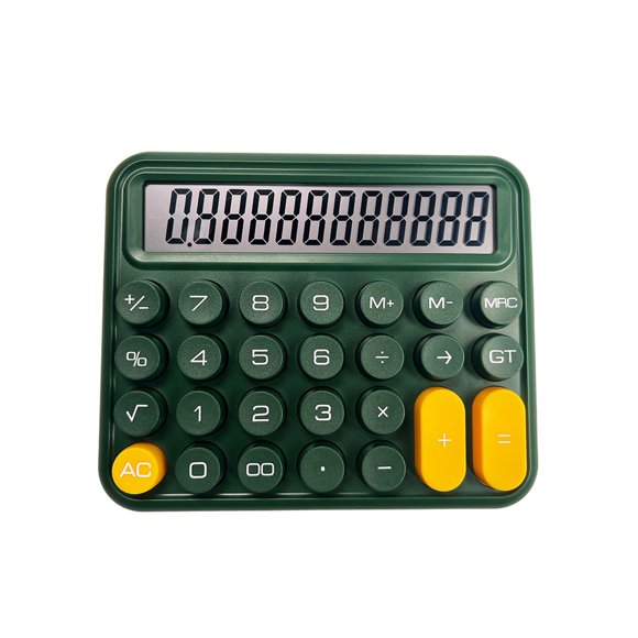 Youkk Calculatrice Scientifique Précise pour une Gestion Financière Efficace Calculatrice Intuitive Mécanique Verte