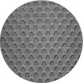 thumbnail image 1 of Ahgly Tapis d'Intérieur Lavable en Machine Carré Transitionnel Gris Canon, 3 Pieds Carré, 1 of 7