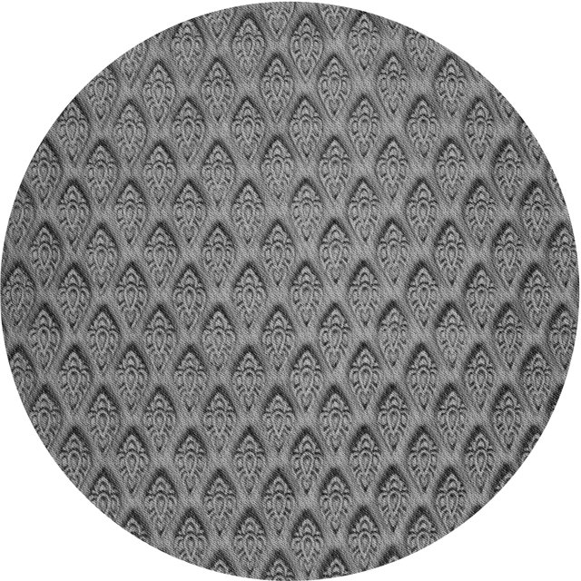 Ahgly Tapis d'Intérieur Lavable en Machine Carré Transitionnel Gris Canon, 3 Pieds Carré