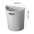 thumbnail image 3 of Kitchen Waste Punching Wall-mounted Kitchen Trash Can Portable Trash Can Household Bathroom Trash Can Wall-mounted, 3 of 6