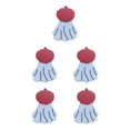thumbnail image 1 of kurtrusly White Affordable Ghosts Enamel Pin Modern Minimalist Brooche Delicate Intricate Enamel Pin Punk B 5Set, 1 of 6