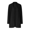 thumbnail image 4 of Knee Length Cardigan Split Front Sweater Cardigan Tops for Women Womens Long Sweaters Open Front Shawl Neck Cardigan Women Womens Sweaters Fall Cardigan Come Mono Cardigan Knit Long Sweater Fall, 4 of 4