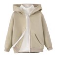 thumbnail image 1 of Kids Winter Coat Cartoon Printed Solid Color Lightweight Coat Windproof Jacket Child Puffer Jacket 6-7 Years Kids Clothes, 1 of 6