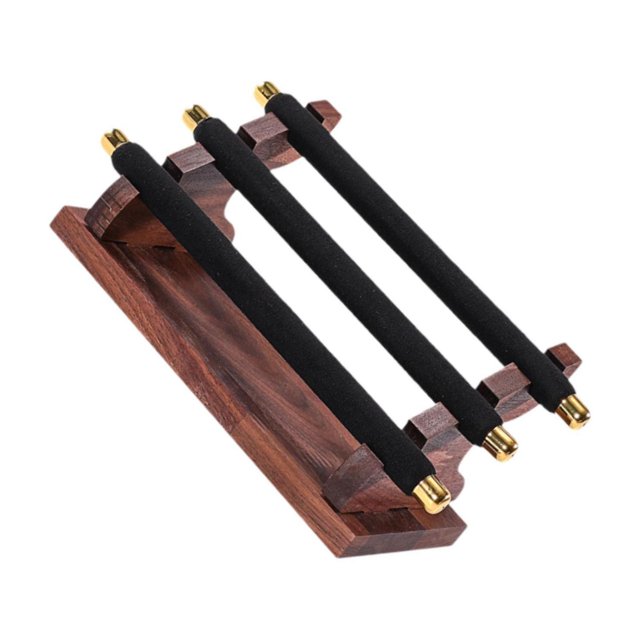 ziyahi Rings Display Stand Jewelry Organizer for Dressing Table Countertop Tabletop Black 22x10.5x9.5cm