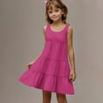 thumbnail image 4 of RXIRUCGD 2025 Vêtements d'Été pour Enfants Robe Décontractée Mignonne à Manches Courtes et Col Rond pour Enfants et Filles, 4 of 6