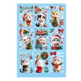 thumbnail image 1 of pitrice 9pack/lot Christmas Window Stickers Reusable Snowman Print Decoration Christmas Stickers For Windows E, 1 of 6