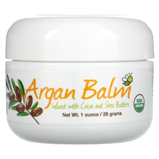 Sierra Bees, Argan Balm With Cocoa & Shea Butter, 1 oz (28 g)