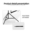 thumbnail image 2 of Outdoor Double Tripod Bracket Milk Silk Thickened Household Convenience 100 120 Inch HD Projector Folding Screen ,Long Lasting, 2 of 7