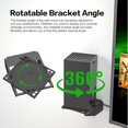 thumbnail image 3 of Wall Mount Kit For Xbox Series X - Includes Wall Bracket, Controller Holder And Headset Holder For Enhanced Gaming Setup, 3 of 9