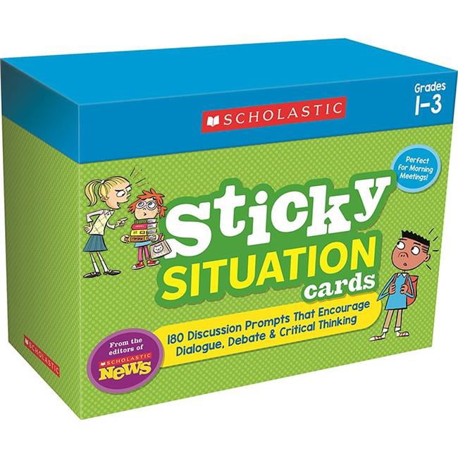 Scholastic Teaching Resources SC-716845 Carte de Situation Collante&44; Multi Couleur