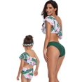 thumbnail image 3 of Girls Swimsuit High Waisted Two Pieces Bikini Set Swimwear Bathing Suits, 3 of 7