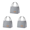 thumbnail image 4 of ZheElen Pack Lunch With Confidence Insulated Bento Bag Designed For Large Capacity Small+Grey 3Set, 4 of 6
