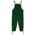 thumbnail image 4 of Girls' Jumpsuits Rompers Summer Rompers For Girls Adjustable Wide Leg Jumpsuit Loose Rompers Girls Clothing Size 5-6 Y, 4 of 8