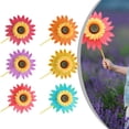 thumbnail image 3 of JINGT Sunflower Lawn Pinwheel Wind Spinner Small Garden Windmill Decor Red, 3 of 5