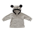 thumbnail image 2 of FAOWME Sweat à Capuche Chaud pour Enfants Garçons Filles Automne Hiver Gris 4-5 Ans, 2 of 5