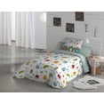 thumbnail image 2 of Gouchee Home Hiboo Twin Duvet Cover Set – 2pc Kids Reversible Cotton Bedding Set with Colorful Monster Print, 2 of 2