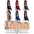 thumbnail image 2 of Bellella Manteau Femme Sans Manches Veste Gilet Simple à Capuche Col à Capuche Extérieur Bleu L, 2 of 3