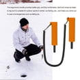 thumbnail image 2 of ziyahi Pique à Glace Pêche Antidérapant Portable Brise-Glace Urgence Robuste Léger Équipement Portable Durable Protection Randonnée Orange, 2 of 6
