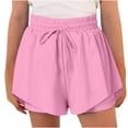 thumbnail image 1 of Tumotour Athletic Shorts For Teens Elastic Gym Running Biker Shorts For Teen 2-In-1 Running Active Workout Shorts, 1 of 9