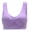 Purple, variant on Mrat Clearance Ladies Bras Clearance Ladies Traceless Comfortable No Wire Vest Breathable Gathering Sports Bra Woman Underwear Ladies Sports Bra 7 Watermelon Red 2XL