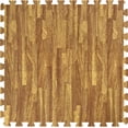 thumbnail image 3 of Sorbus Interlocking Floor Mat Wood Grain Print - Multipurpose Foam Tile Flooring (Cherry), 3 of 7