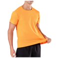 thumbnail image 2 of Compression Shirts for Men Quick Drying Summer Gym Shirts Breathable Stretchy Short Sleeve Crew Neck Basic T-Shirts for Activewear, 2 of 7
