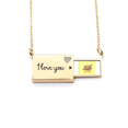 thumbnail image 1 of Pendentif Collier Enveloppe Lettre Tortue de Terre Dure Cuckold Bijoux, 1 of 3