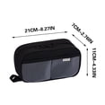 thumbnail image 2 of Todaioua Large Pencil Case High Capacity Holder Box Storage bag Desk Organizer Marker Pouch Pen For Teen Study Office College Adult, 2 of 4
