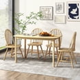thumbnail image 2 of Gymax 5 PCS Wooden Dining Table Set 48'' Rectangular Kitchen Table & 4 Windsor Chairs, 2 of 9