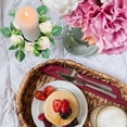 thumbnail image 4 of Fridja Sales Peony Candlestick Wreath Simulation Flowers European Holiday Decorations Wedding Desktop Decorations Home Decoration Summer Refresh for Home, 4 of 6