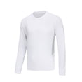 thumbnail image 1 of Dagugfen Workout Tops for Men Long Sleeve Tight Crew Neck Base Layer Leisure Running Athletic Tops, 1 of 7