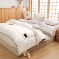 thumbnail image 4 of Lightweight All-Season Duvet Insert - Soft Washed Microfiber Comforter for Summer, Spring & Fall - Breathable & Insulating, 4 of 6