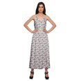 thumbnail image 1 of Moomaya Printed Sleeveless Adjustable Spaghetti Strap Long Dress For Women, 1 of 6