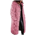 thumbnail image 1 of Heliisoer Cardigan à Capuche pour Femmes, Chandail Grande Taille avec Poche, à Simple Boutonnage, Manches Longues, 1 of 5