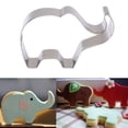 thumbnail image 1 of Lovely Elephant Cookie Cutter Stainless Steel Biscuit Molds for Home Kitchen Baking, 1 of 4