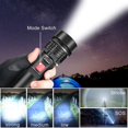 thumbnail image 4 of LED Flashlight Rechargeable Tactical Flashlights High Lumens Super Bright Flashlight Zoomable Waterproof Powerful Flash Lights for Outdoor Emergency Camping Biking, 4 of 7