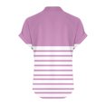 thumbnail image 3 of fatyb Womens Printed V Neck Tops Short Sleeve Button V Neck Tshirts Lightweight Summer Beach Blouses, 3 of 5