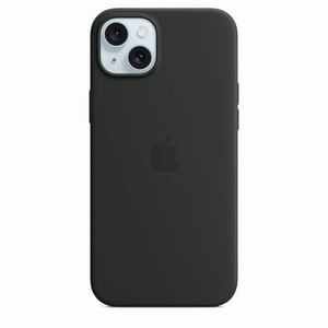 Apple iPhone 15 Plus Boîtier en silicone avec MagSafe - noir