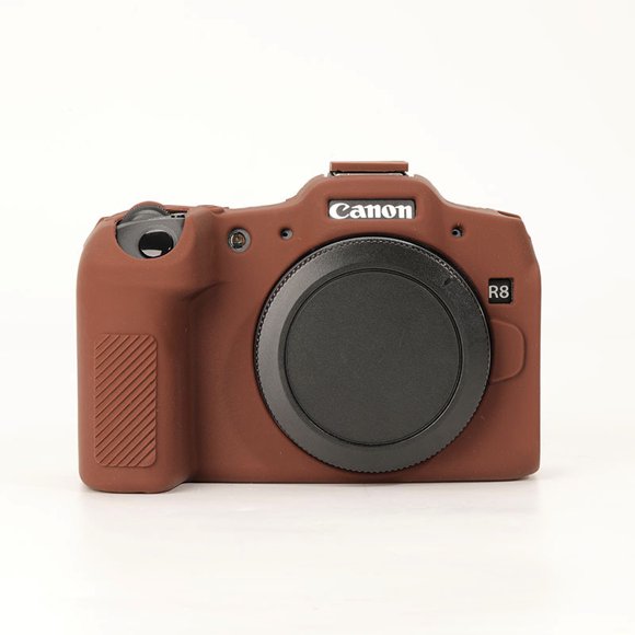 GadgetCom Camera Case Compatible with Canon EOS R8, Anti-Slip Soft Silicone Shell Protective Cover